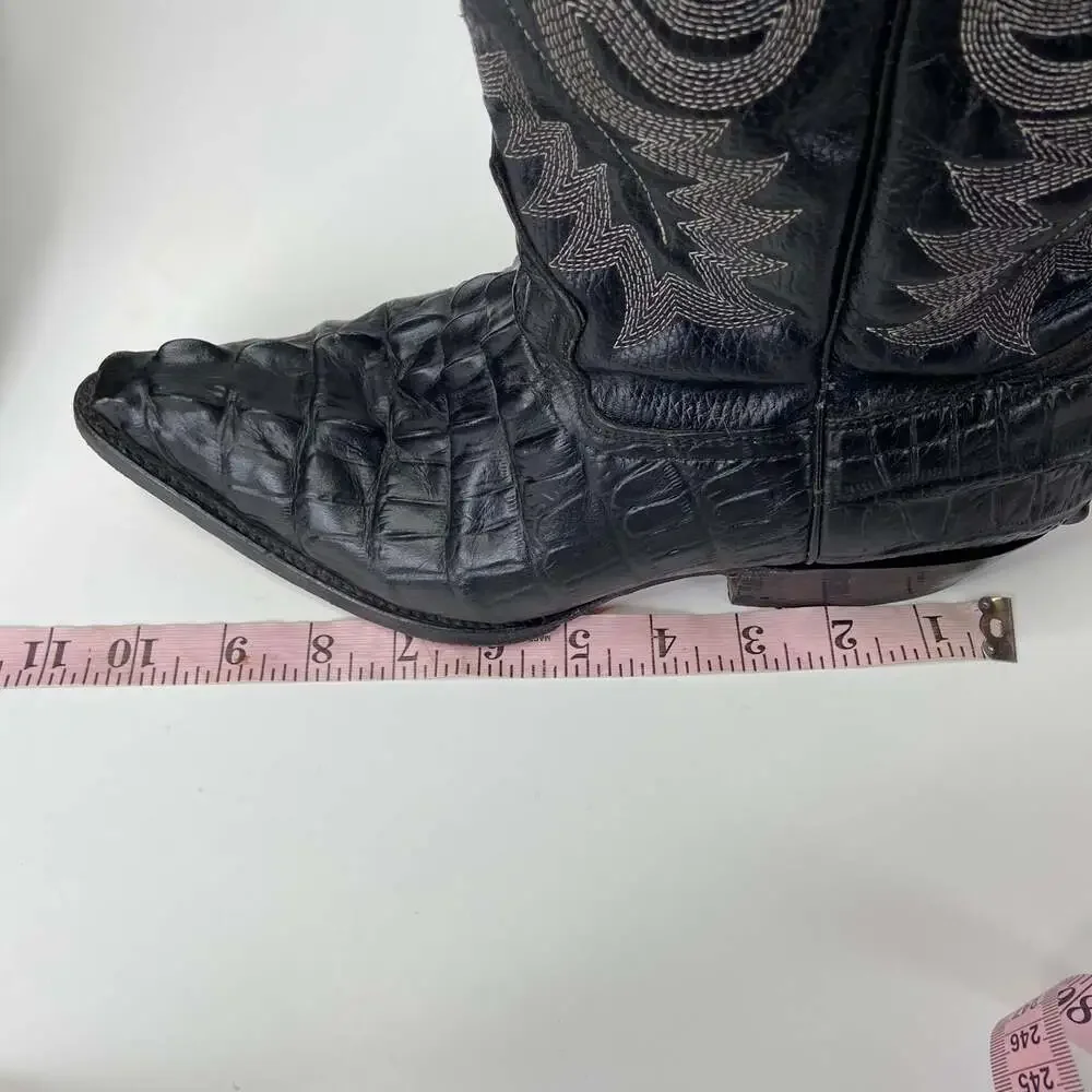 Vintage La Cabaña West Cowhide Vaqueros Boots